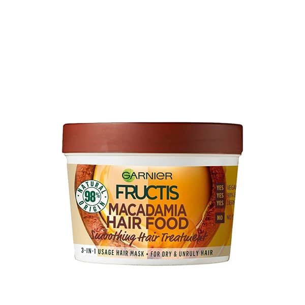 ماسک مو تغذیه گارنیر فروکتیس عصاره ماکادمیا حجم 400 میل